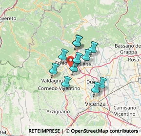 Mappa Via Giovanni Pascoli, 36030 San Vito di Leguzzano VI, Italia (8.64818)