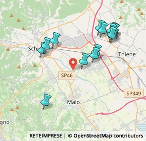 Mappa Via Giovanni Pascoli, 36015 Schio VI, Italia (3.97429)