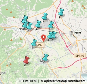 Mappa Via Giovanni Pascoli, 36015 Schio VI, Italia (3.37)