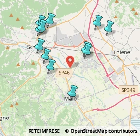 Mappa Via Giovanni Pascoli, 36015 Schio VI, Italia (3.94667)