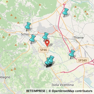 Mappa Via Giovanni Pascoli, 36030 San Vito di Leguzzano VI, Italia (3.76636)