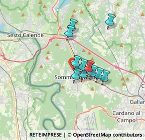 Mappa Via Monte Sordo, 21019 Somma Lombardo VA, Italia (2.46909)