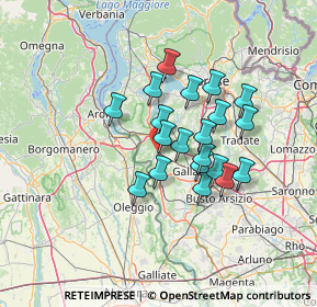 Mappa Via Monte Sordo, 21019 Somma Lombardo VA, Italia (10.5145)