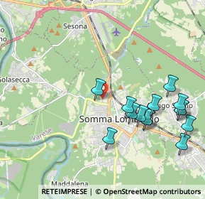 Mappa Via Monte Sordo, 21019 Somma Lombardo VA, Italia (2.16429)