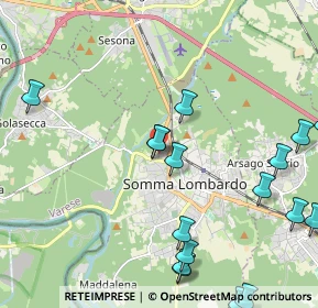 Mappa Via Monte Sordo, 21019 Somma Lombardo VA, Italia (2.93)
