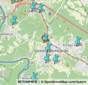 Mappa Via Monte Sordo, 21019 Somma Lombardo VA, Italia (2.85385)