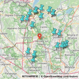 Mappa SP 32, 20823 Lentate sul Seveso MB, Italia (9.7925)