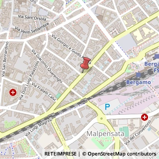 Mappa Via Pietro Paleocapa, 18, 24122 Bergamo, Bergamo (Lombardia)