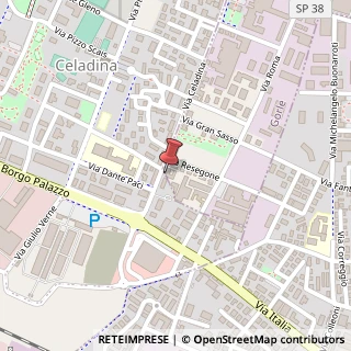 Mappa Via Celadina, 20, 24125 Bergamo, Bergamo (Lombardia)