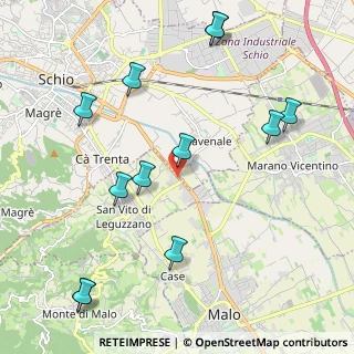 Mappa Via Vicenza, 36030 San Vito di Leguzzano VI, Italia (2.485)