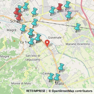 Mappa Via Vicenza, 36030 San Vito di Leguzzano VI, Italia (2.756)