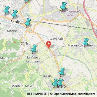 Mappa Via Vicenza, 36030 San Vito di Leguzzano VI, Italia (3.39364)