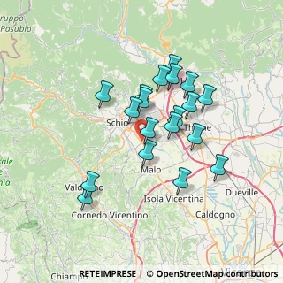 Mappa Via Vicenza, 36030 San Vito di Leguzzano VI, Italia (5.95842)