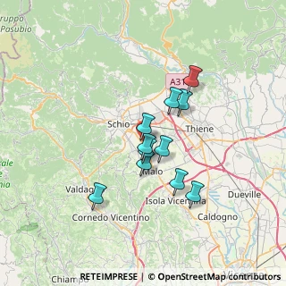Mappa Via Vicenza, 36030 San Vito di Leguzzano VI, Italia (5.20364)