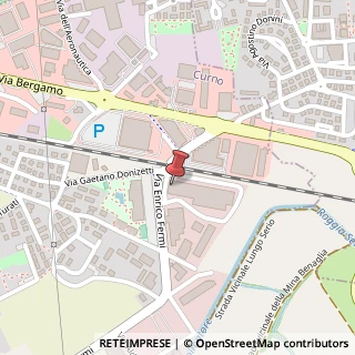 Mappa Via Enrico Fermi, 52, 24035 Curno, Bergamo (Lombardia)