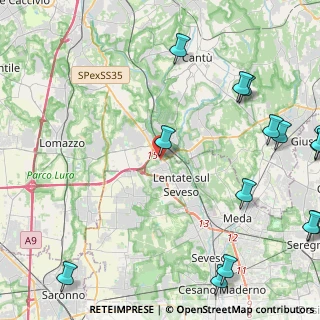 Mappa Supermercato Bennet - Lentate sul Seveso, 20823 Lentate sul Seveso MB, Italia (6.84188)