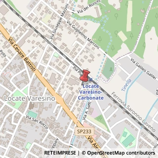 Mappa Via Trento e Trieste, 23, 22070 Locate Varesino, Como (Lombardia)