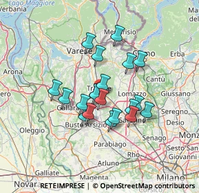 Mappa Via Salvador Allende, 21049 Tradate VA, Italia (10.357)