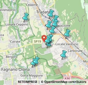 Mappa Via Salvador Allende, 21049 Tradate VA, Italia (1.52846)