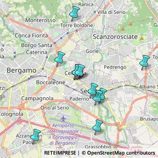 Mappa Via delle Tofane, 24125 Bergamo BG, Italia (1.74917)