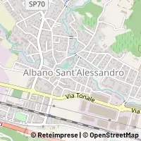 Map Albano Sant'Alessandro