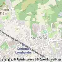 Kaart Somma Lombardo