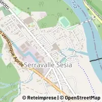 Karta Serravalle Sesia