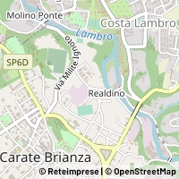 地图 Carate Brianza
