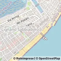 Kaart Lignano Sabbiadoro