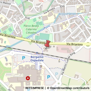 Mappa Via Briantea, 24129 Bergamo, Bergamo (Lombardia)