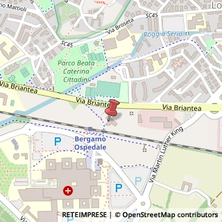 Mappa Via Briantea, 5, 24127 Bergamo, Bergamo (Lombardia)