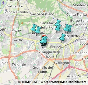 Mappa Via Briantea, 24127 Bergamo BG, Italia (0.97071)