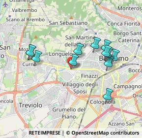 Mappa Via Briantea, 24127 Bergamo BG, Italia (1.77833)