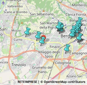 Mappa Via Briantea, 24127 Bergamo BG, Italia (2.2395)