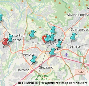 Mappa Via Salvo D'Acquisto, 24127 Bergamo BG, Italia (3.81818)