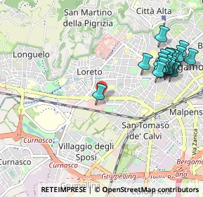 Mappa Via Salvo D'Acquisto, 24127 Bergamo BG, Italia (1.239)