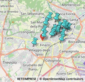 Mappa Via Salvo D'Acquisto, 24127 Bergamo BG, Italia (1.517)