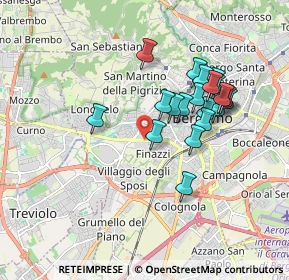 Mappa Via Salvo D'Acquisto, 24127 Bergamo BG, Italia (1.577)