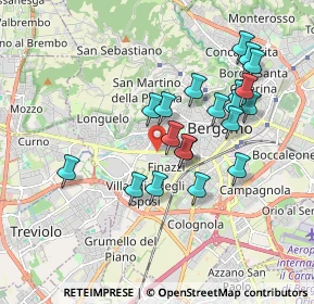 Mappa Via Salvo D'Acquisto, 24127 Bergamo BG, Italia (1.681)