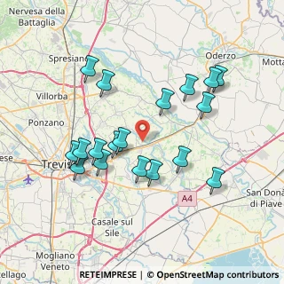 Mappa Via Molino Soligon, 31048 San Biagio di Callalta TV, Italia (7.26389)