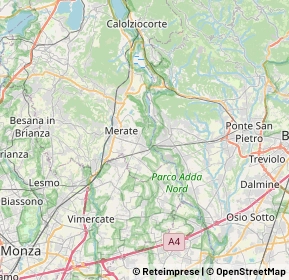 Mappa 23899 Robbiate LC, Italia (7.77)