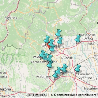Mappa Via Giacomo Matteotti, 36030 San Vito di Leguzzano VI, Italia (13.034)