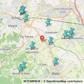 Mappa Via Giacomo Matteotti, 36030 San Vito di Leguzzano VI, Italia (2.68769)