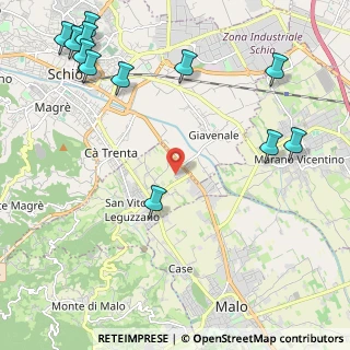 Mappa Via Giacomo Matteotti, 36030 San Vito di Leguzzano VI, Italia (2.99583)
