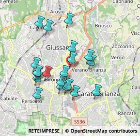 Mappa Via A. Furlanelli, 20833 Giussano MB, Italia (1.6545)
