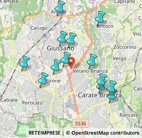 Mappa Via A. Furlanelli, 20833 Giussano MB, Italia (1.87615)