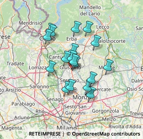 Mappa Via A. Furlanelli, 20833 Giussano MB, Italia (10.48722)