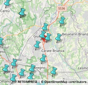 Mappa Via A. Furlanelli, 20833 Giussano MB, Italia (5.6895)