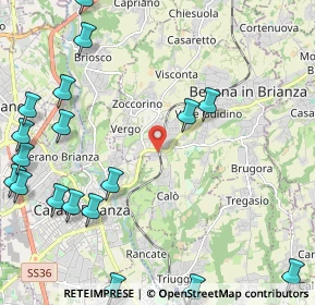 Mappa Viale J. e R. Kennedy, 20845 Besana in Brianza MB, Italia (3.1375)