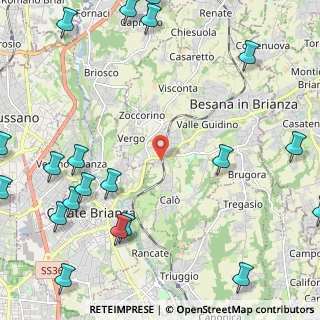 Mappa Viale J. e R. Kennedy, 20845 Besana in Brianza MB, Italia (3.335)